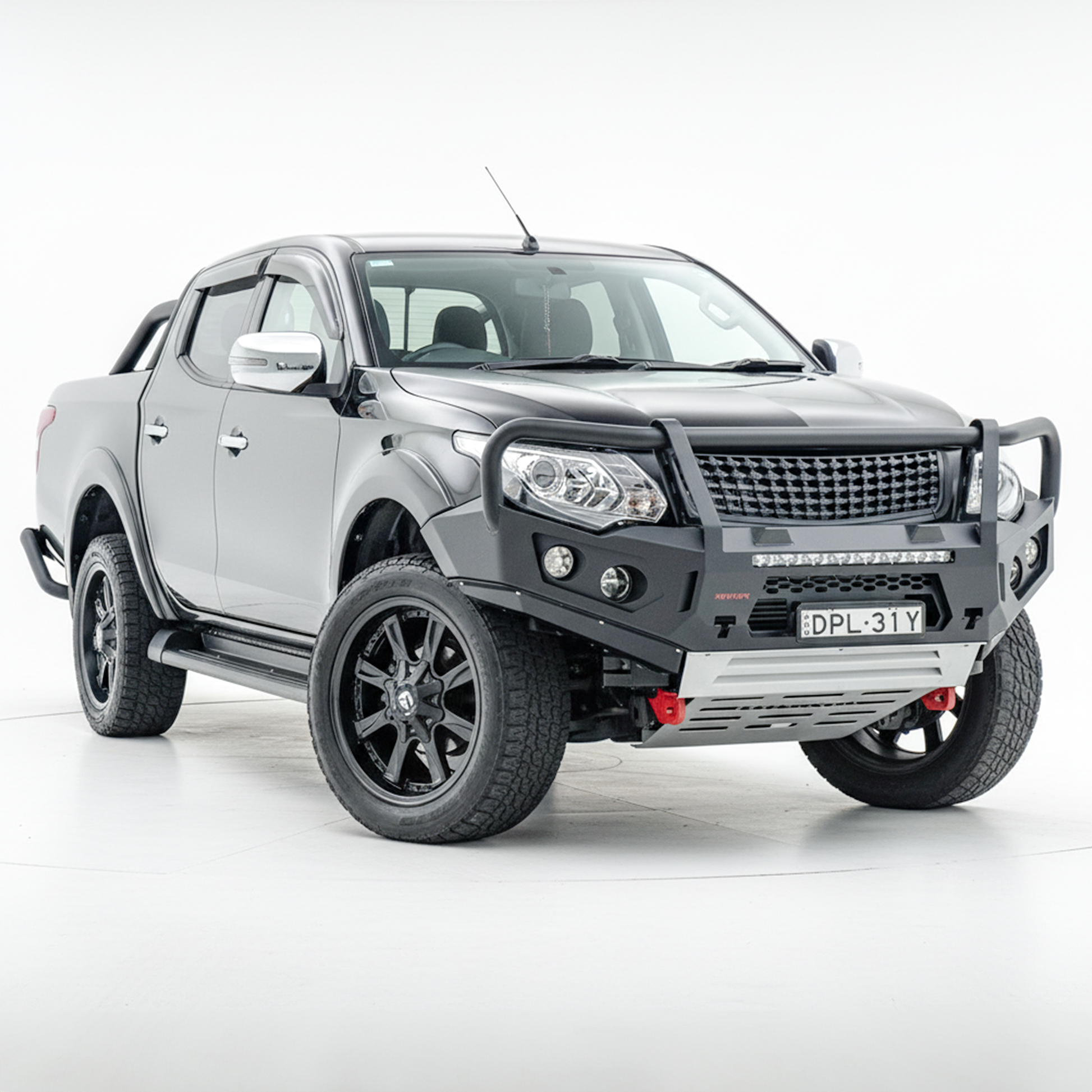Rockarmor Gt Hoop Bullbar Combo Pack - Mitsubishi Mq Triton