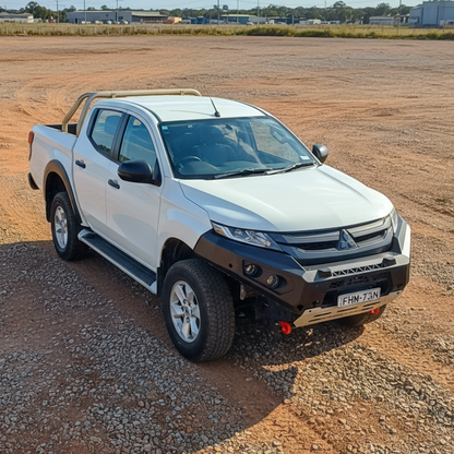 Rockarmor Gt Steel Hoopless Bullbar Combo Pack - Mitsubishi Mr Triton