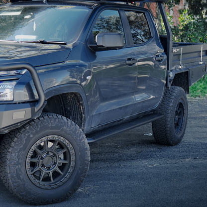 Rockarmor Steel Rockslider Side Steps - Mitsubishii Triton MV