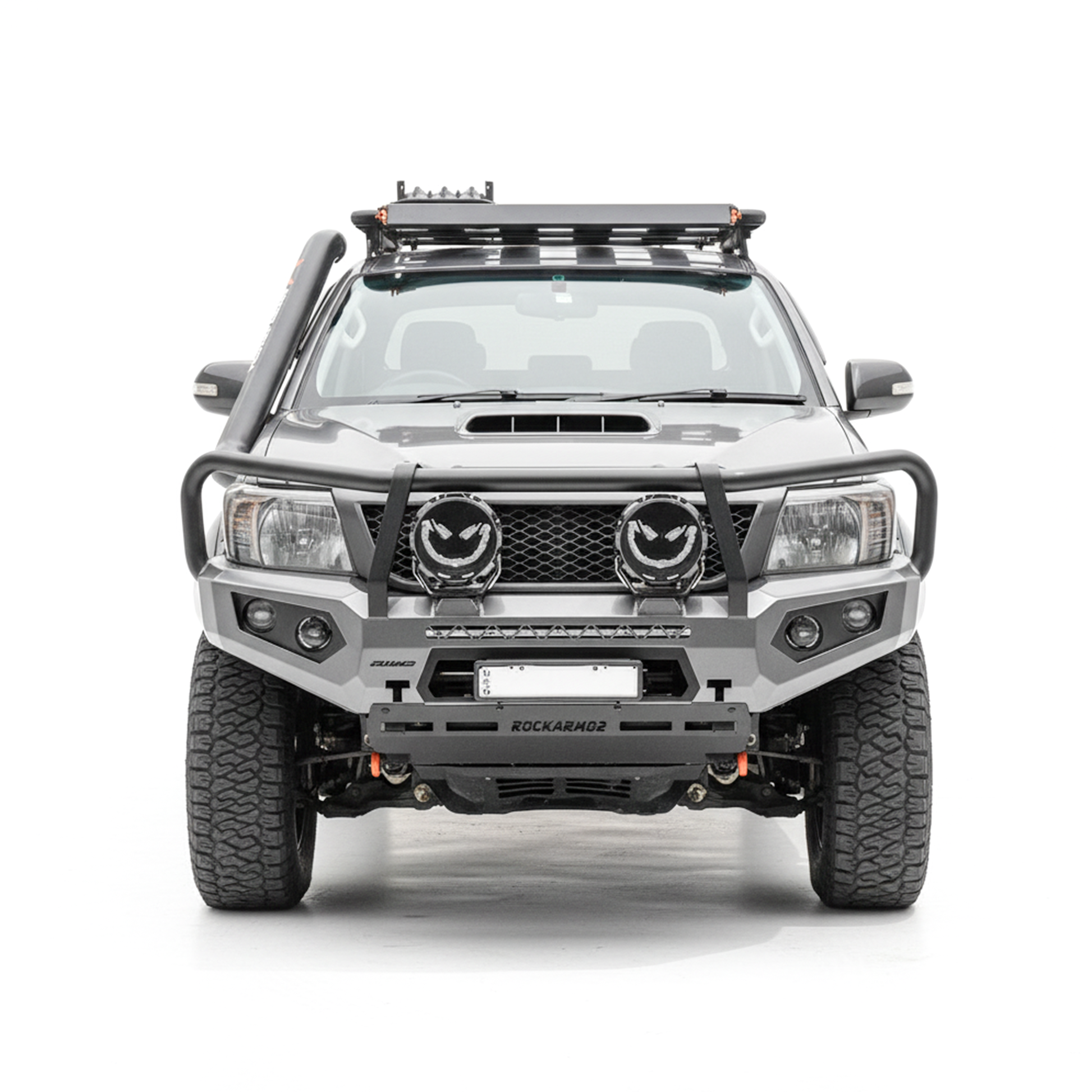 Rockarmor Gt Hoop Bullbar Combo Pack - Toyota Hilux N70 2012-2015