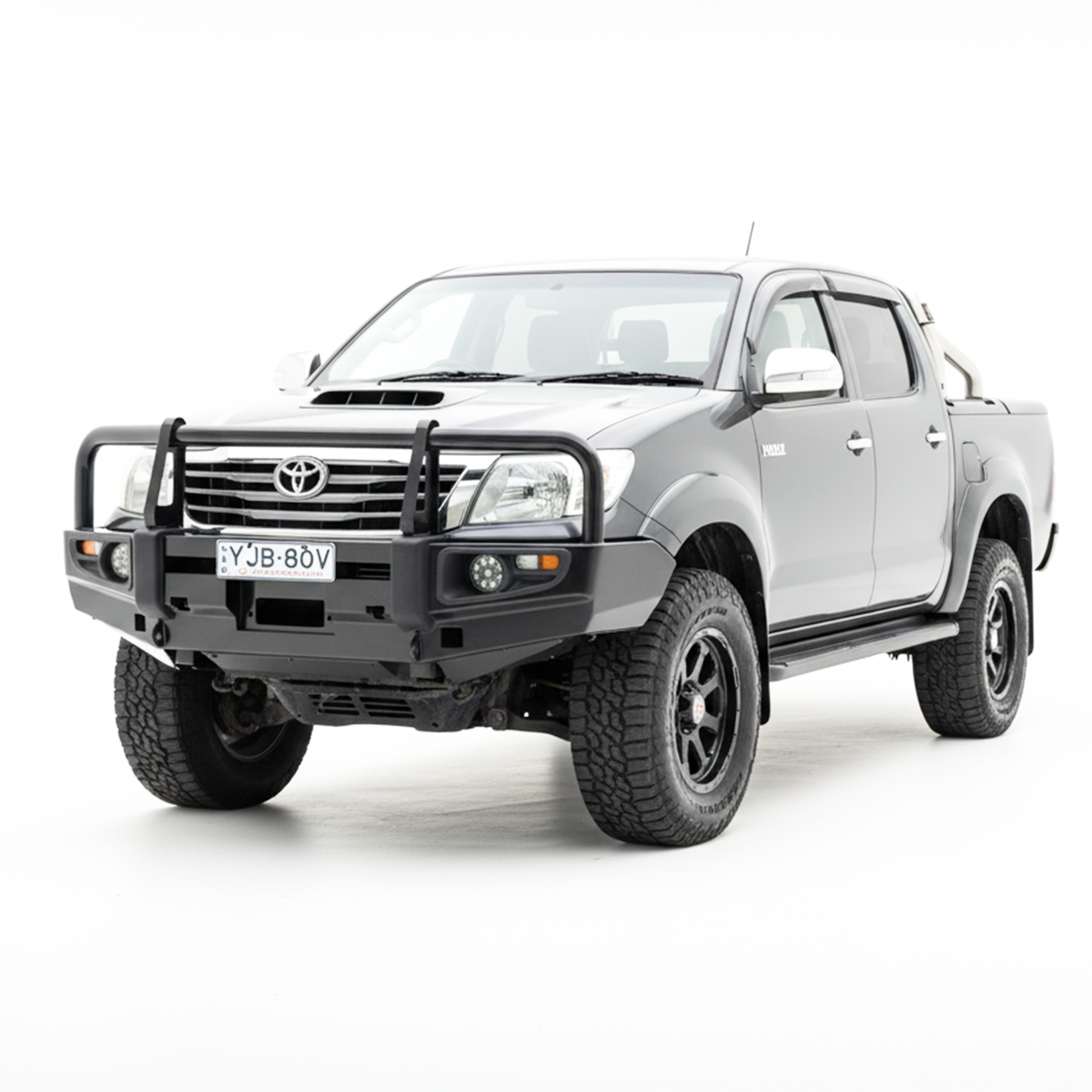 Rockarmor Premium Steel Bullbar - Toyota Hilux 2011-15 Bar Replacement (Eyebrows)
