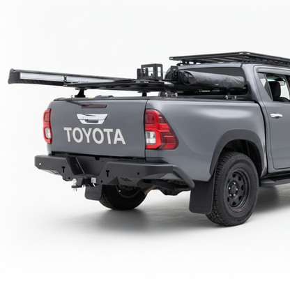 Rockamor Elite Steel Rear Step / Towbar - Toyota Hilux N80 2015+