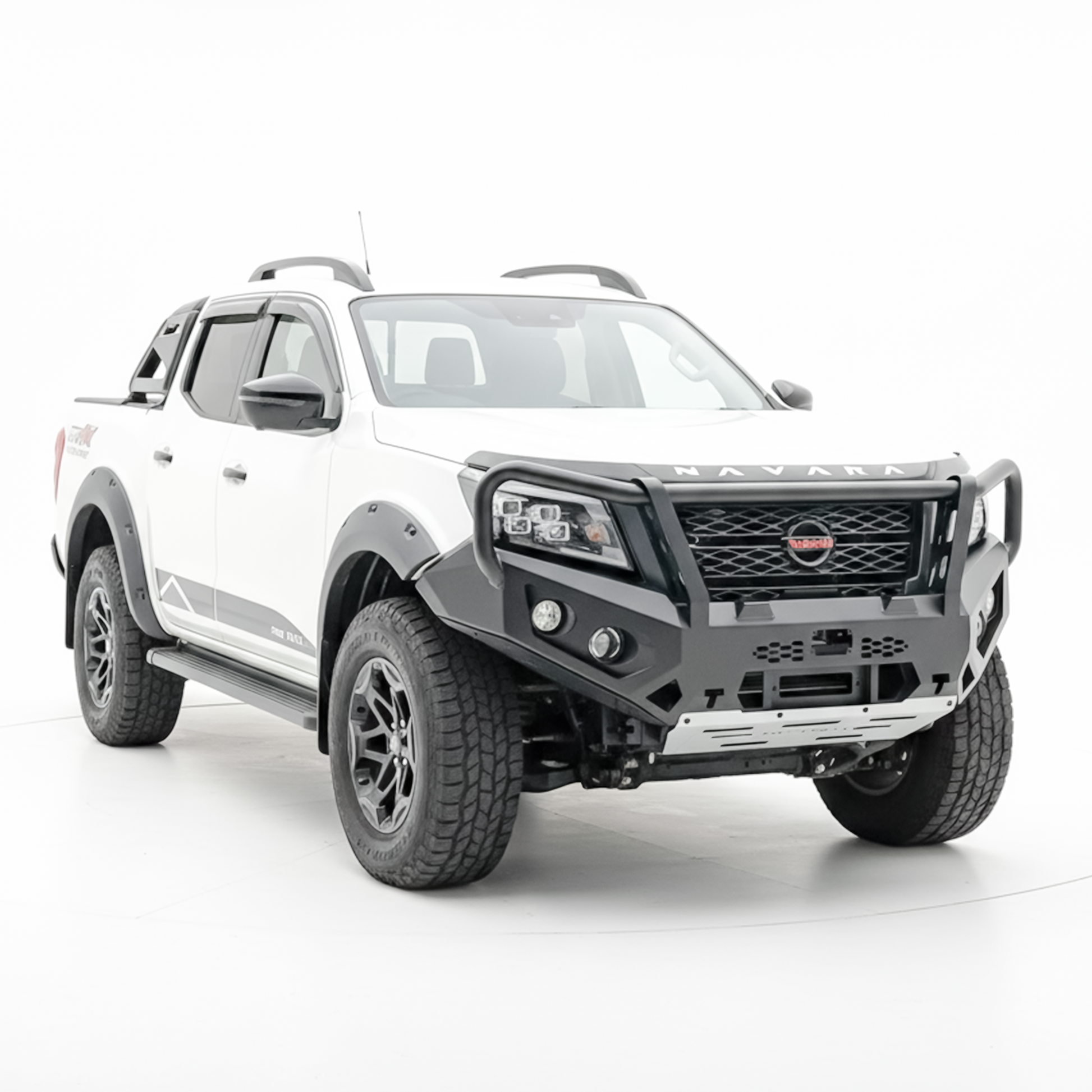 Rockarmor Gt Hoop Steel Bullbar - Nissan Navara Np300 2015 - Current (Full Bar Replacement)