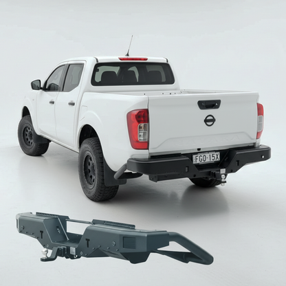 Rockamor Elite Steel Rear Step / Towbar - Nissan Navara Np300 D23 2015-2020