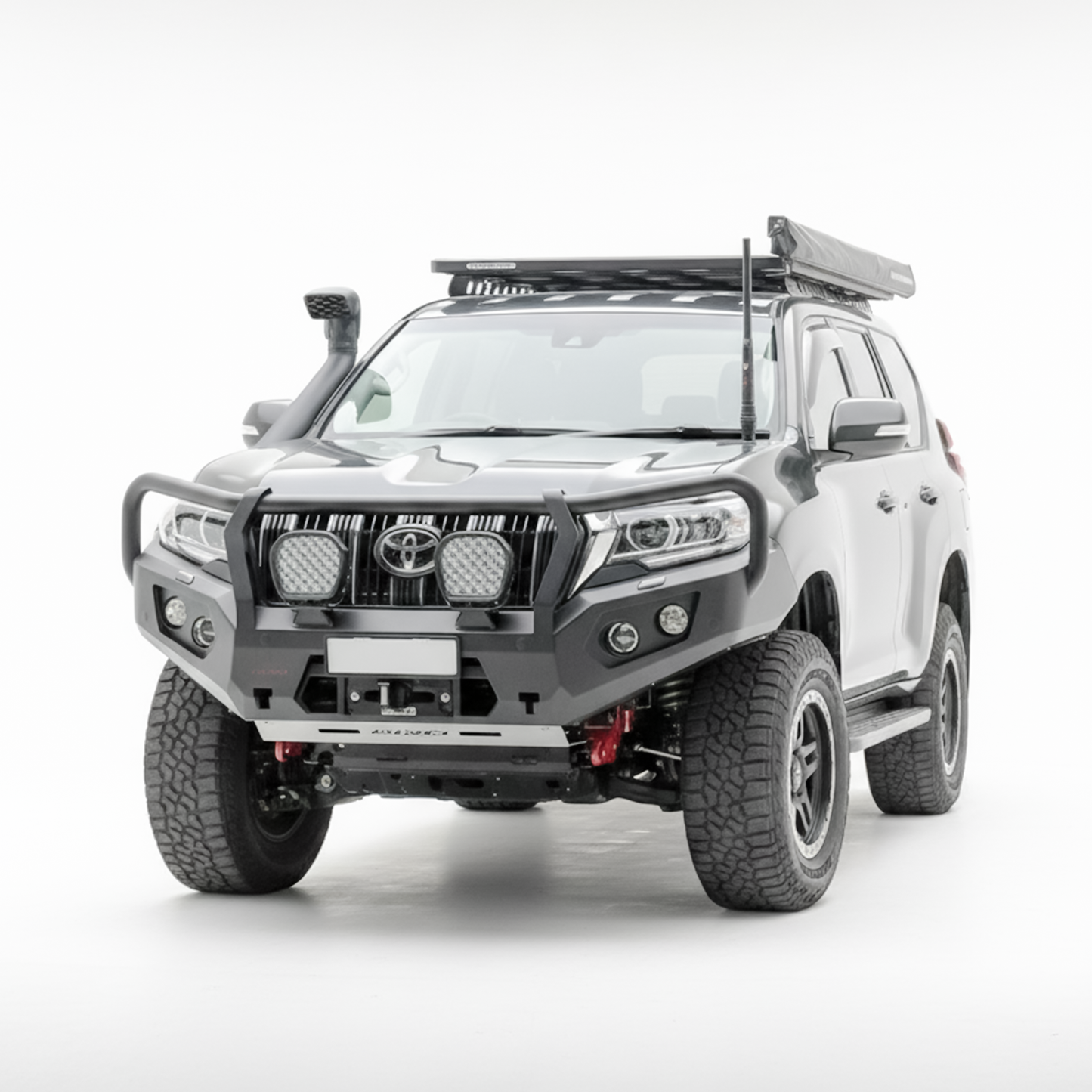 Rockarmor Gt Hoop Bullbar Combo Pack - Toyota Prado 150 2017+