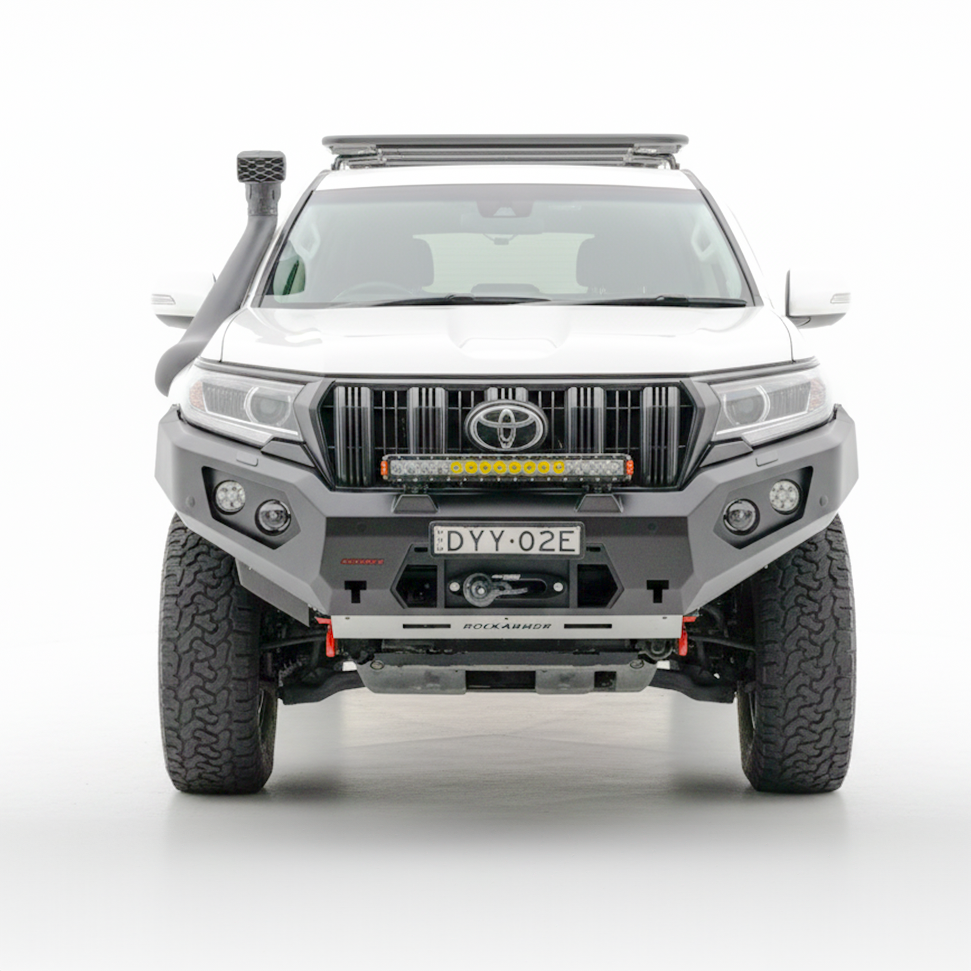 Rockarmor Gt Hoopless Steel Bullbar - Toyota Prado 150 11/2017-Current (Full Bar Replacement)
