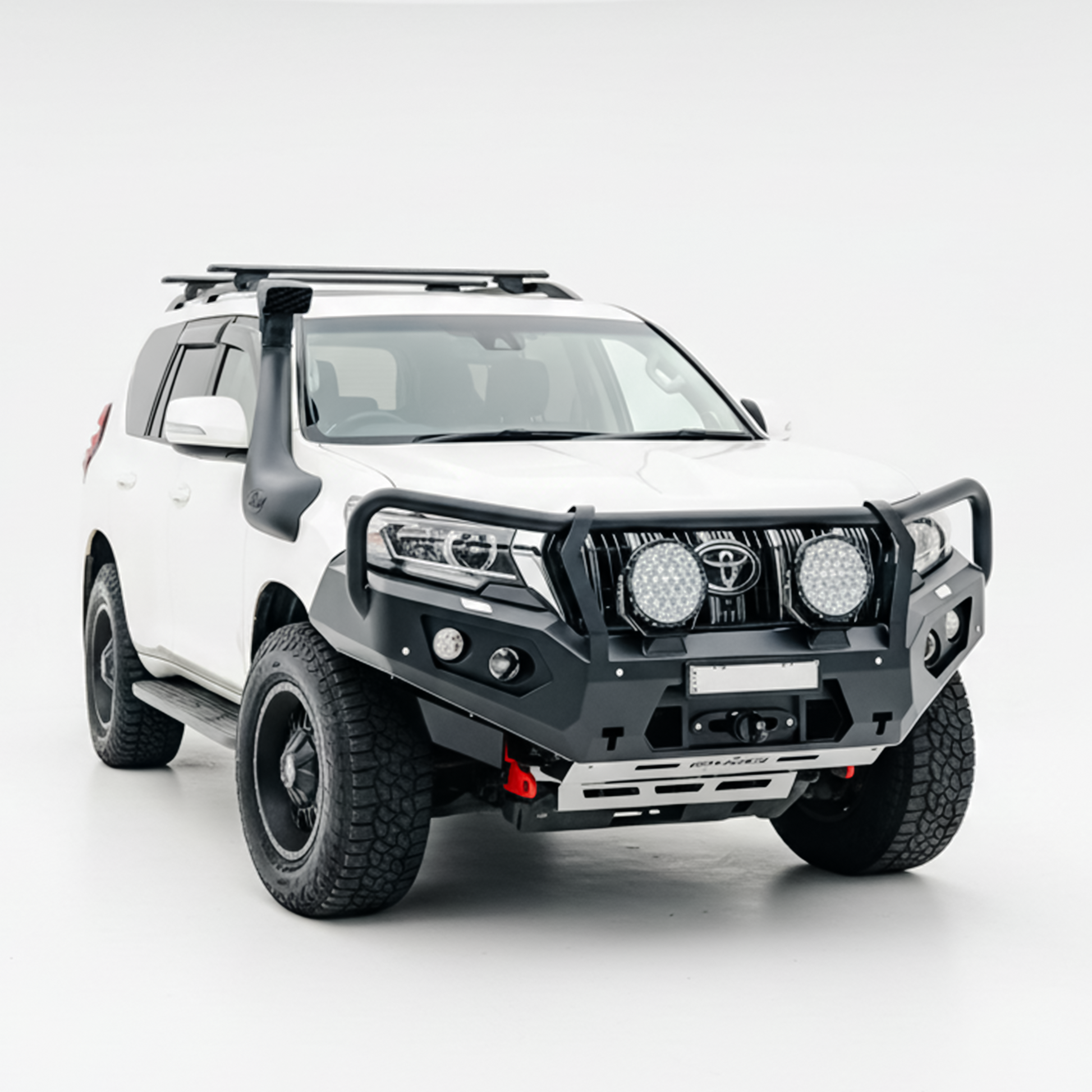 Rockarmor Gt Hoop Bullbar Combo Pack - Toyota Prado 150 2017+