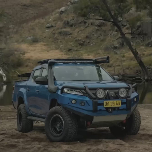 Rockarmor Gt Steel Hoop Bullbar - Mitsubishi Mr Triton (Full Bar Replacement)