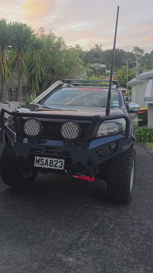 Rockamor Gt Steel Hoopless Steel Bullbar Combo - Nissan Navara Np300 2020+ Bar Replacement