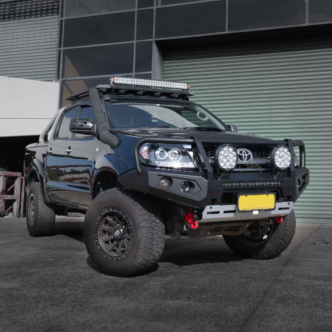 Rockarmor Gt Hoop Steel Bullbar - Toyota Hilux N70 2005-2011 (Full Bar Replacement)