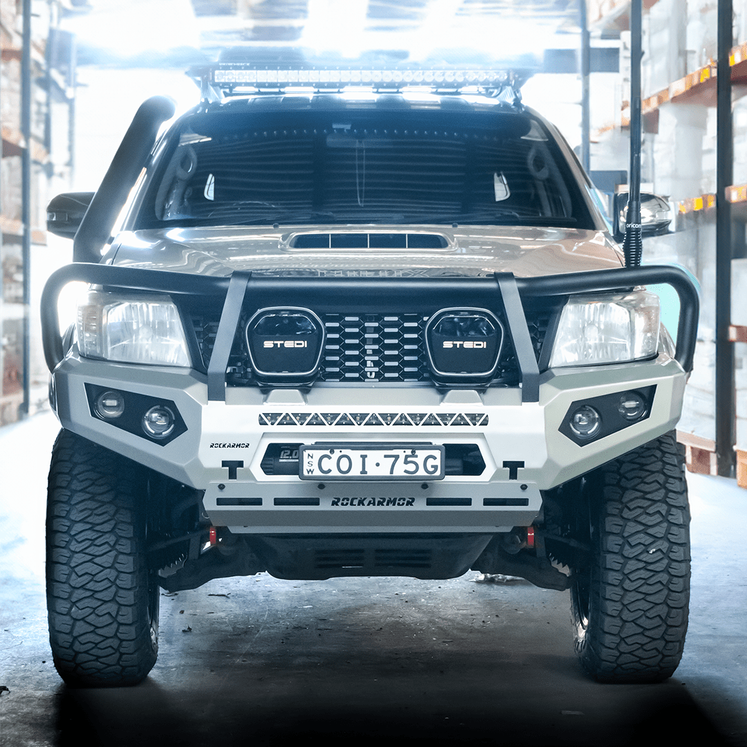 Rockarmor Gt Hoop Steel Bullbar - Toyota Hilux N70 12-15 (Full Bar Replacement)