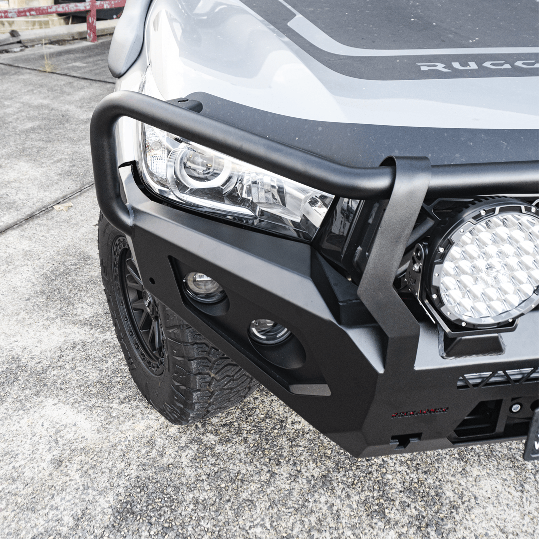 Rockarmor Rock Pack — Toyota Hilux N80 Bullbar 2015 -2020 | GT Hoop Bullbar + Rock Sliders