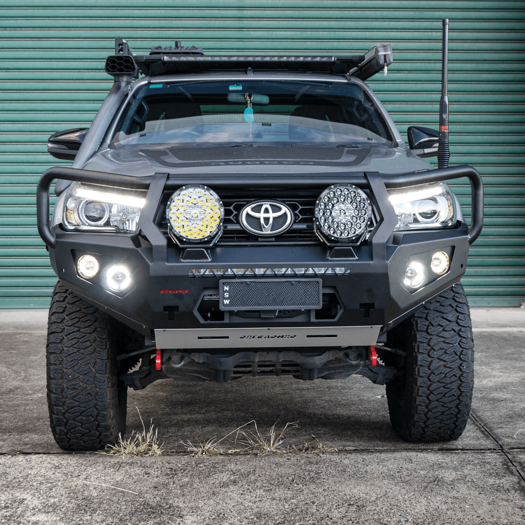 Rockarmor Gt Hoop Bullbar Combo Pack - Toyota Hilux 2015-2020