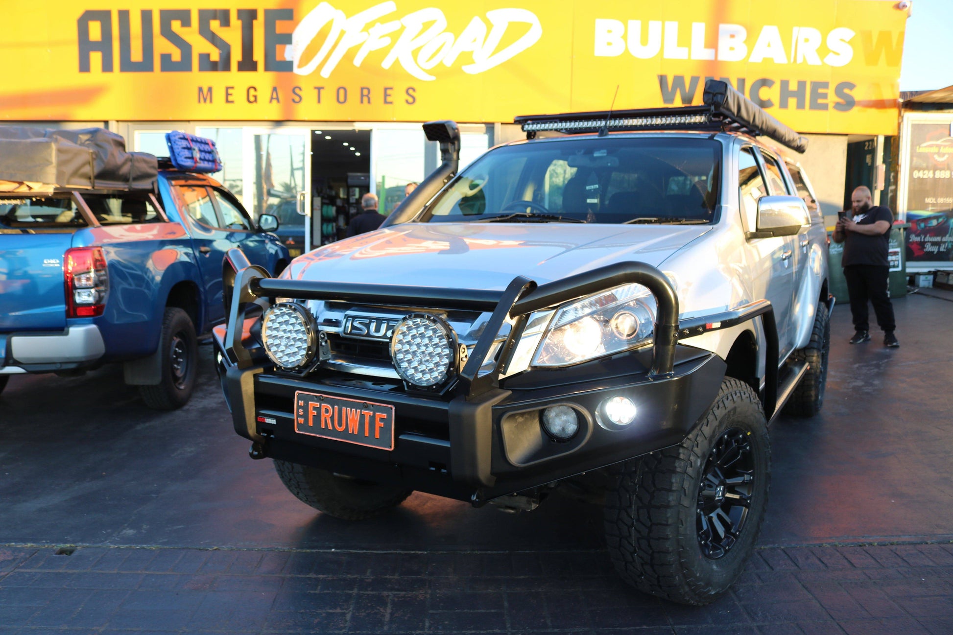 Rockarmor Elite Steel Bullbar - Isuzu Dmax 06/2012-01/2017 (Bar Replacement Eyebrows)