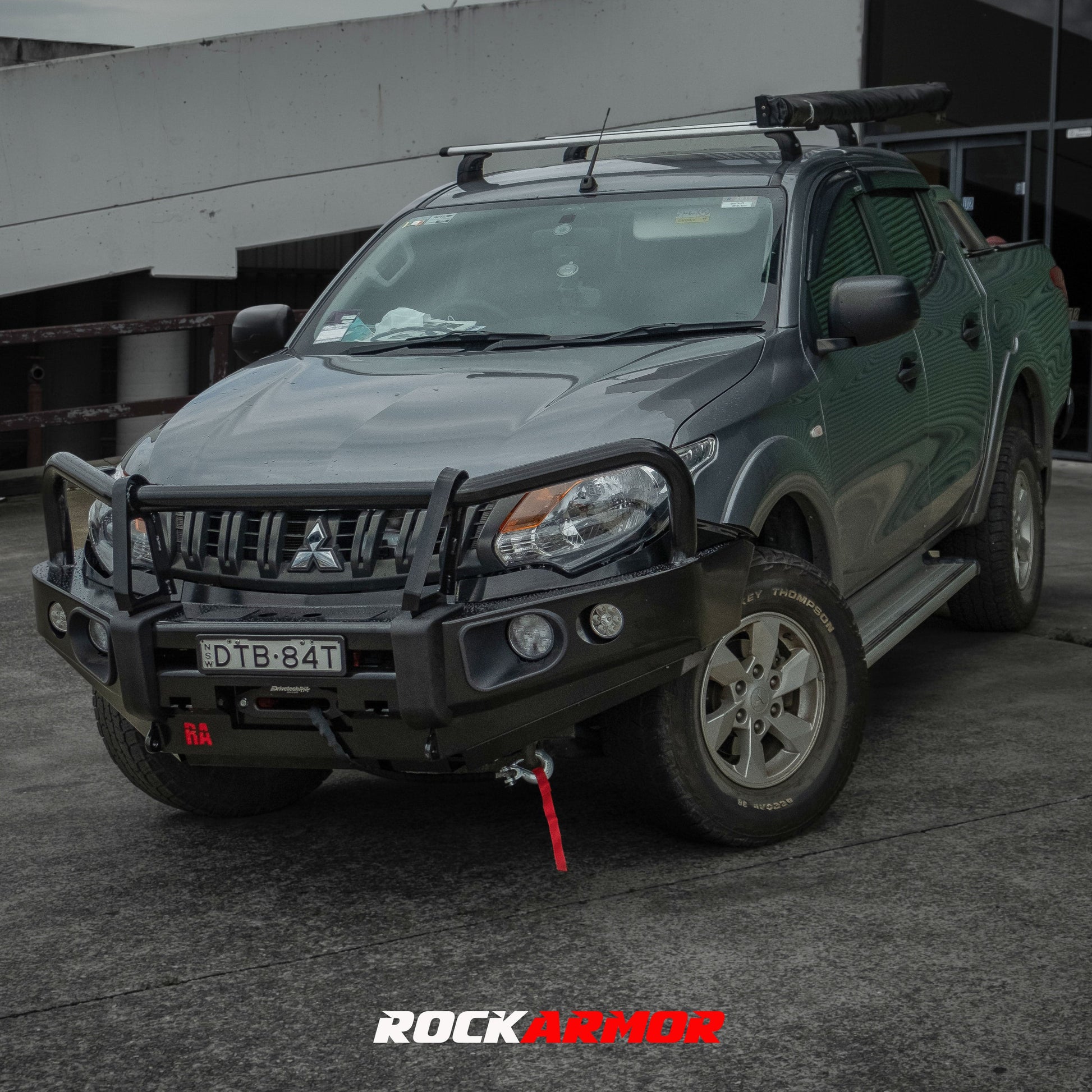 Rockarmor Elite Steel Bullbar - Mitubishi Triton MQ