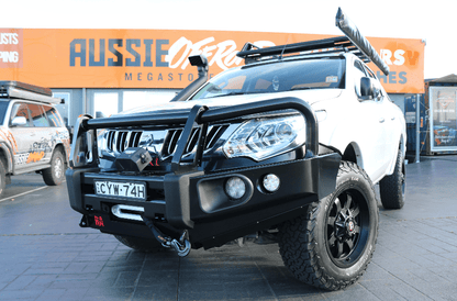 Rockarmor Rock Pack — Mitsubishi Triton MQ | Elite Bullbar + Rock Sliders