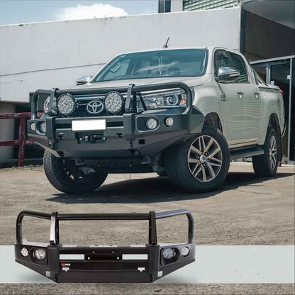 Rockarmor Elite Hoop Steel Bullbar - Toyota Hilux N80 2015-2020 (Full Bar Replacement)