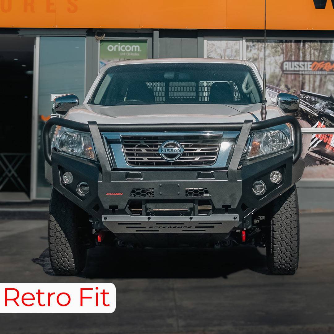 Rockarmor Gt Hoop Steel Bullbar - Nissan Navara Np300 2015 - Current (Full Bar Replacement)