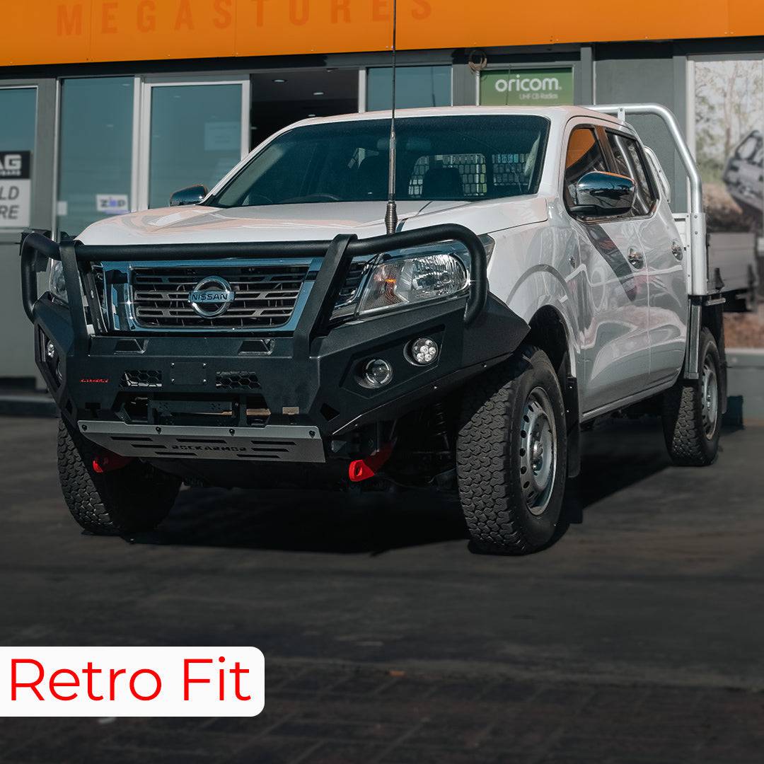 Rockarmor Gt Hoop Steel Bullbar - Nissan Navara Np300 2015 - Current (Full Bar Replacement)