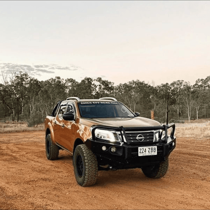Rockarmor Elite Hoop Steel Bullbar - Nissan Navara Np300 D23 2015-2020 (Full Bar Replacement)