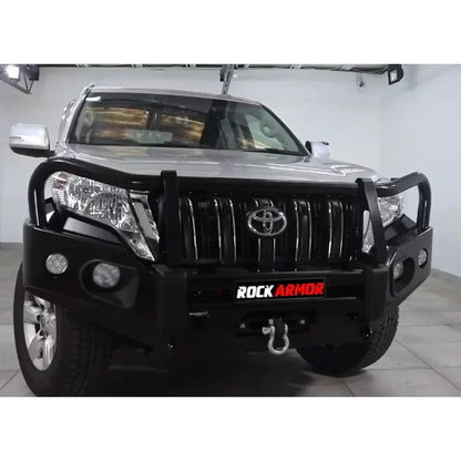 Rockarmor Elite Hoop Steel Bullbar Combo Package - Toyota Prado Fj150 2018-Current (Full Bar Replacement)