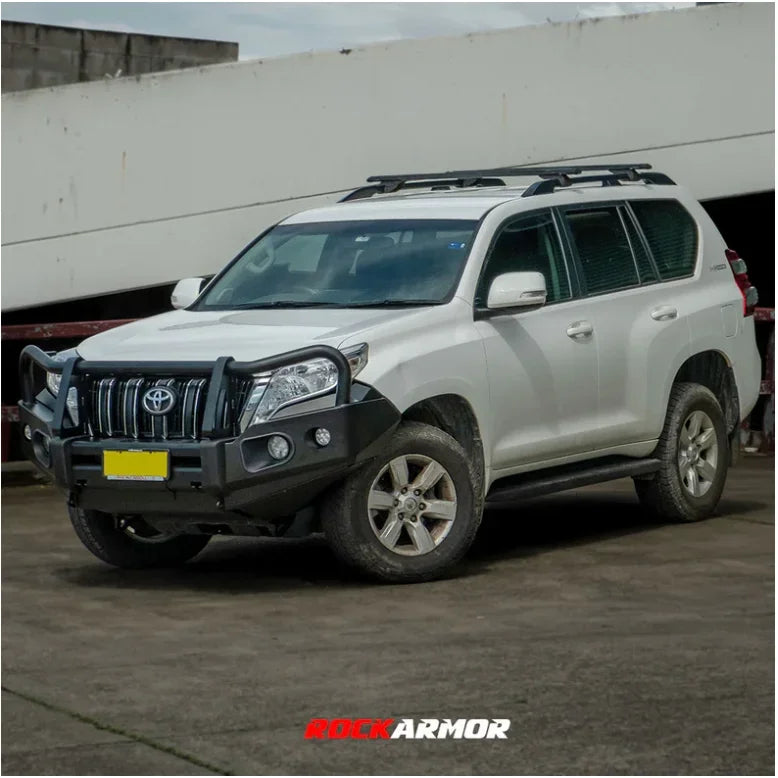 Rockarmor Elite Hoop Steel Bullbar Combo Package - Toyota Prado Fj150 2018-Current (Full Bar Replacement)