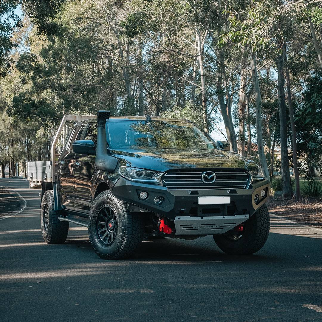 Rockarmor Rock Pack — Mazda Bt50 2020+ | GT Hoopless Bullbar + Rock Sliders