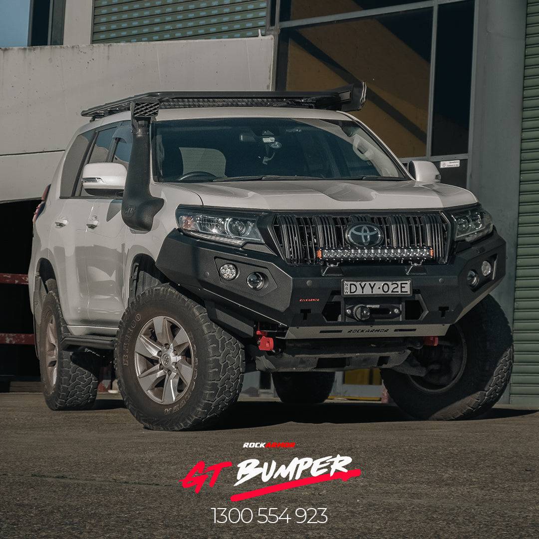 Rockarmor Gt Hoopless Steel Bullbar - Toyota Prado 150 11/2017-Current (Full Bar Replacement)