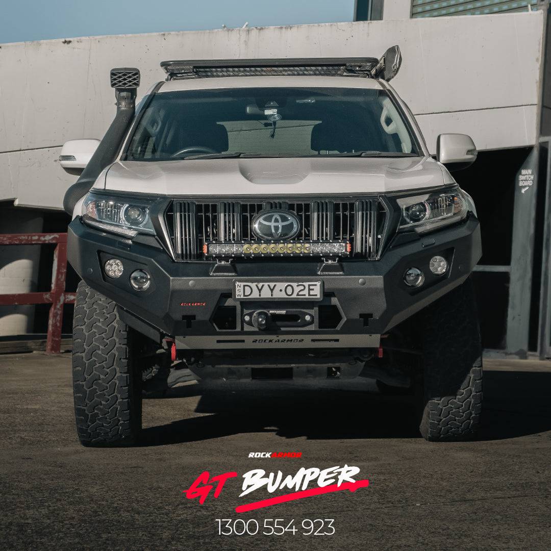 Rockarmor Gt Hoopless Steel Bullbar - Toyota Prado 150 11/2017-Current (Full Bar Replacement)