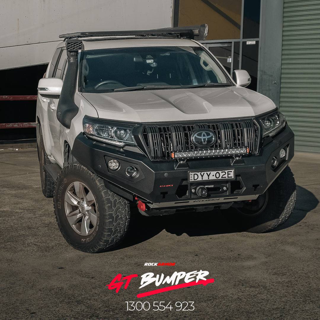 Rockarmor Gt Hoopless Steel Bullbar - Toyota Prado 150 11/2017-Current (Full Bar Replacement)