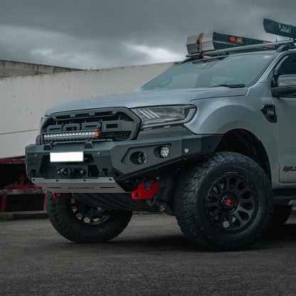 Rockarmor Gt Steel Hoopless Bullbar Combo Pack - Ford Ranger PX2 & 3