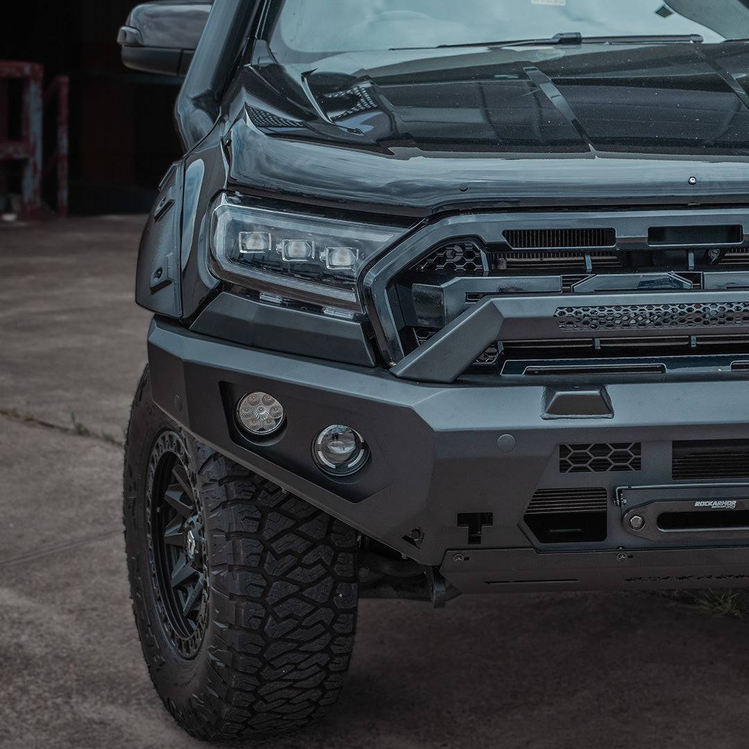 Rockarmor Gt Steel Hoopless Bullbar Combo Pack - Ford Ranger PX2 & 3