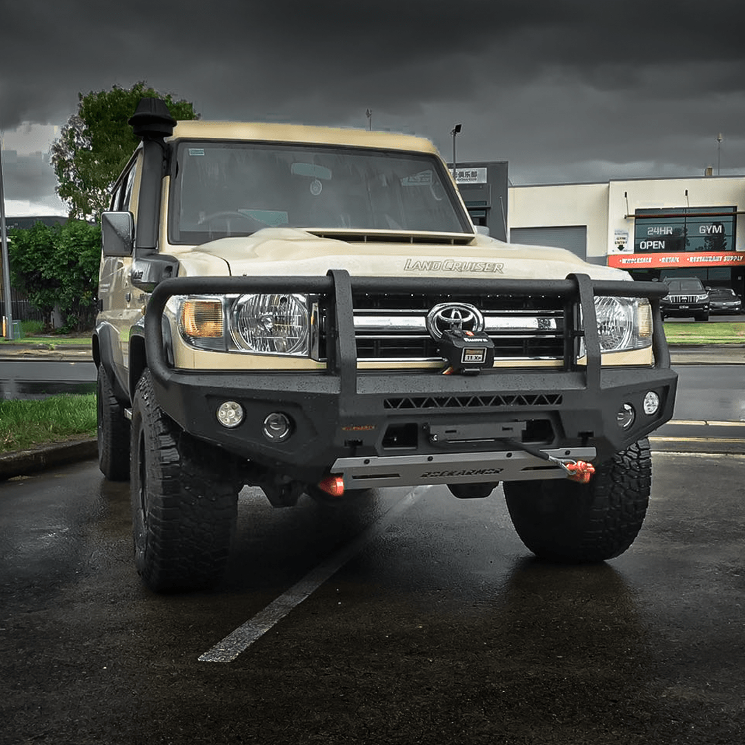 Rockarmor Gt Hoop Steel Bullbar - Toyota Landcruiser 78 Troopy 03/2007 - 08/2022 (Full Bar Replacement)