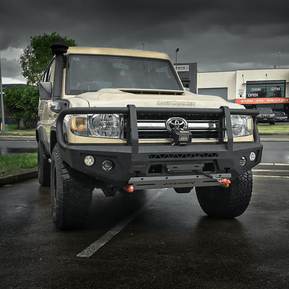 Rockarmor Gt Hoop Steel Bullbar - Toyota Landcruiser 78 Troopy 03/2007 - 08/2022 (Full Bar Replacement)
