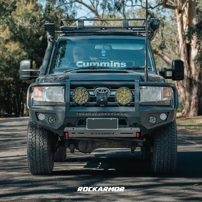 Rockarmor Gt Hoop Steel Bullbar - Toyota Landcruiser 78 Troopy 03/2007 - 08/2022 (Full Bar Replacement)