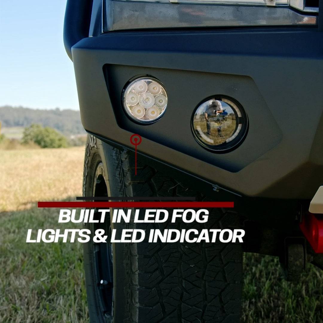 Rockarmor Gt Hoop Steel Bullbar - Toyota Landcruiser 78 Troopy 03/2007 - 08/2022 (Full Bar Replacement)