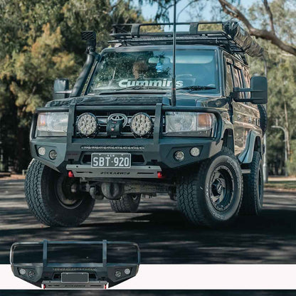 Rockarmor Gt Steel Hoop Bullbar Combo Pack - Toyota Vdj78 Troopy 2007-2023