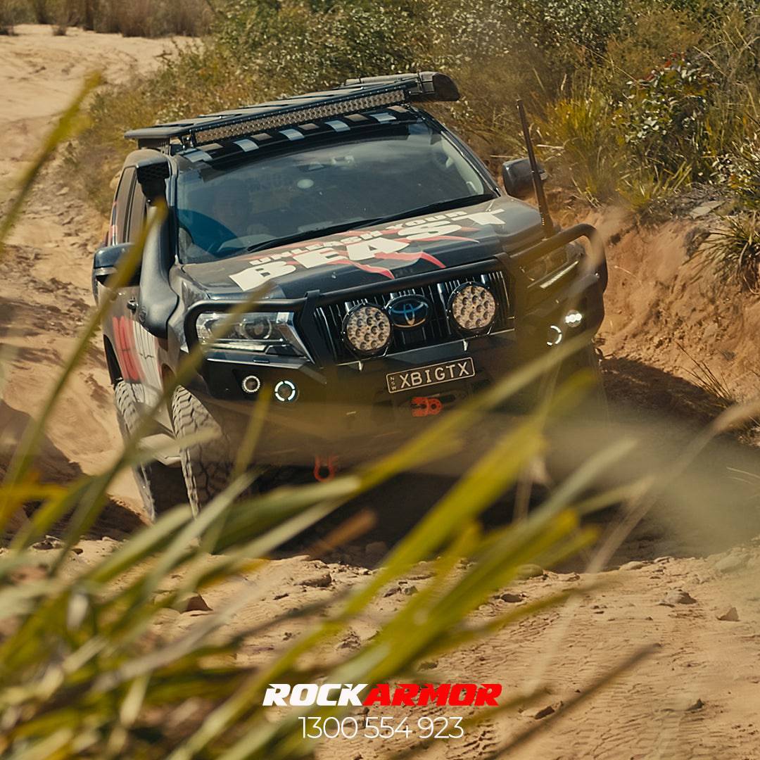Rockarmor Gt Hoop Bullbar Combo Pack - Toyota Prado 150 2017+