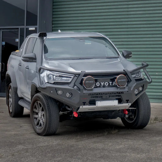 Rockarmor Gt Hoop Bullbar Combo Pack - Toyota Hilux Widebody 2022 + - Winch Bar Combo