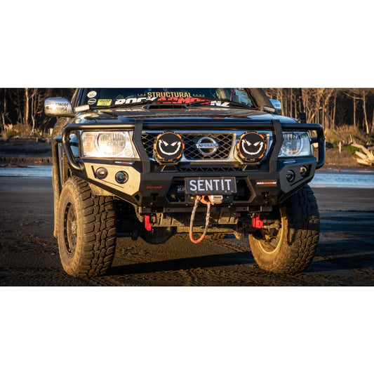 Rockarmor Gt Hoop Steel Bullbar - NissanPatrol GU4+ (Full Bar Replacement)