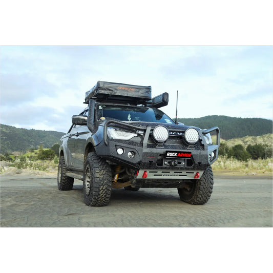 Rockarmor Gt Hoop Steel Bullbar Combo - Isuzu Dmax 08/2020-2024 PFL (Full Bar Replacement) - Winch Bar