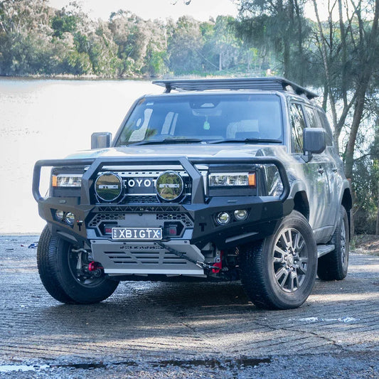 Rockarmor Gt Hoop Steel Bullbar - Toyota Prado 250 2024+ - Winch Bar