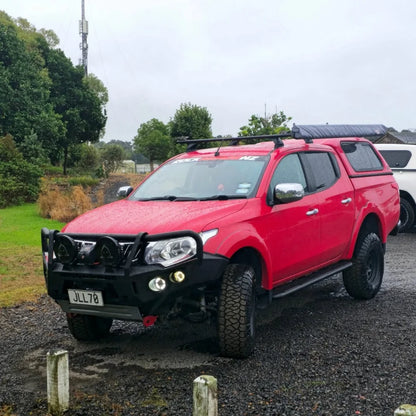 Rockarmor Gt Steel Hoop Bullbar - Mitsubishi Mq Triton (Full Bar Replacement) - Winch Bar