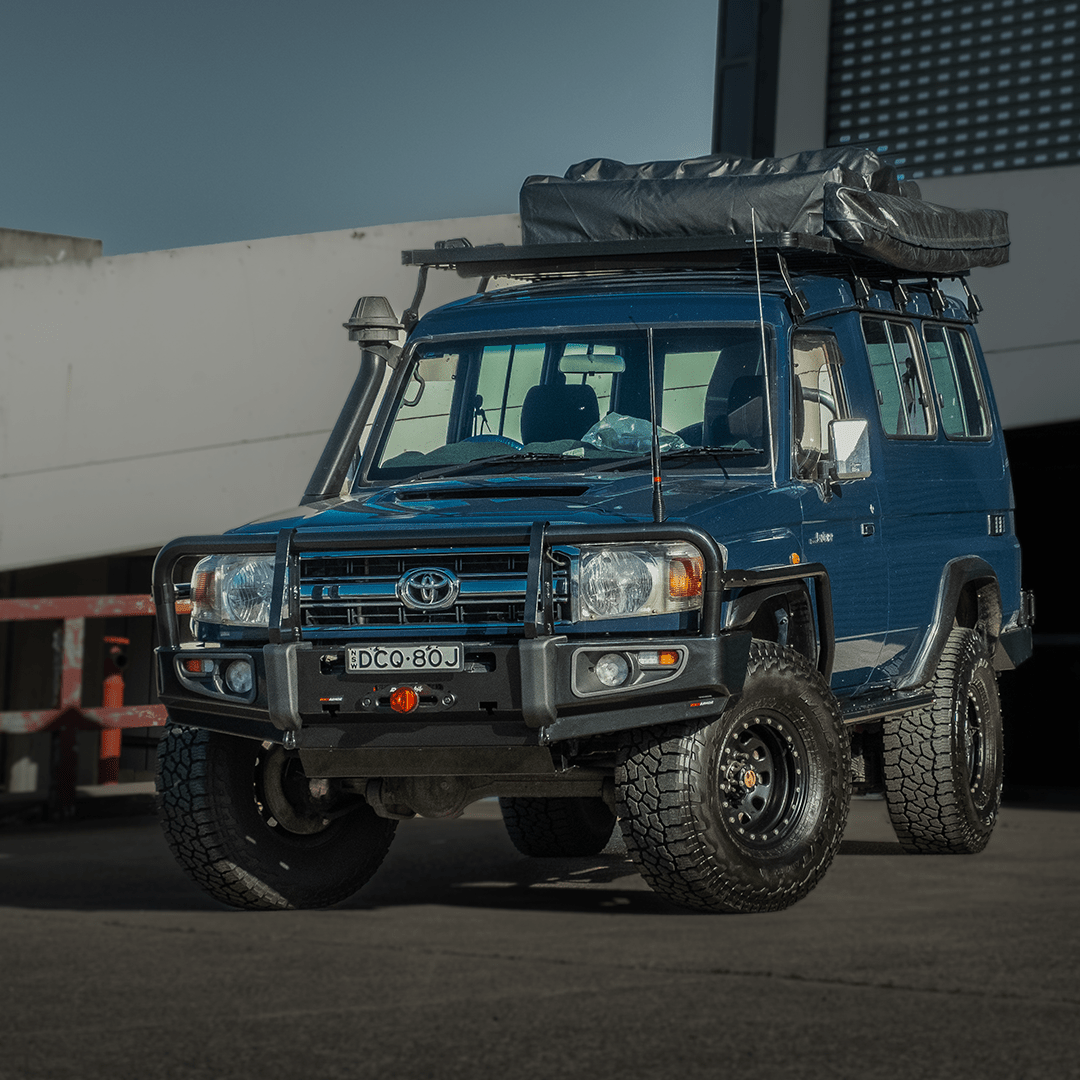 Rockarmor Premium Steel Bullbar - Toyota Landcruiser 76/78/79 2005+ (Full Bar Replacement)