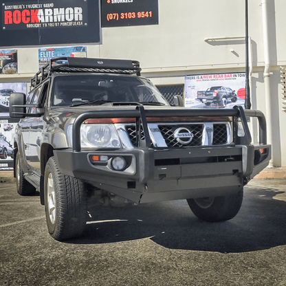 Rockarmor Premium Steel Bullbar - Nissan Patrol Gu1 97- 09/2004 (Full Bar Replacement)