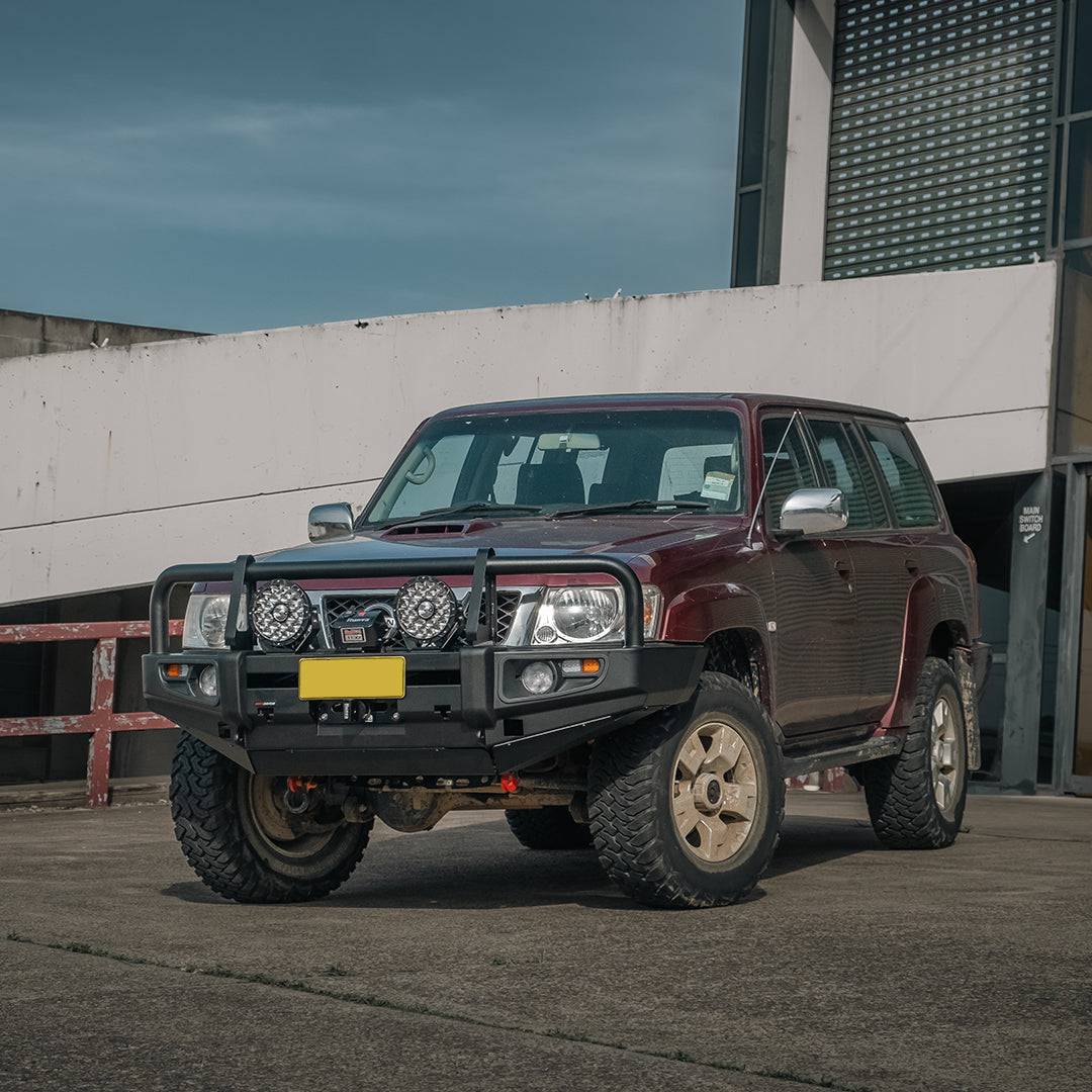 Rockarmor Premium Steel Bullbar - Nissan Patrol Gu4 2005 To Current (Full Bar Replacement)