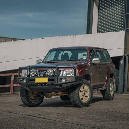 Rockarmor Premium Steel Bullbar - Nissan Patrol Gu4 2005 To Current (Full Bar Replacement)