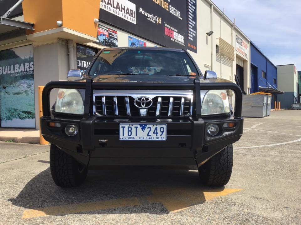 Rockarmor Premium Bullbar Frontal Combo To Suit Toyota Prado 120 2003-2009  (Full Bar Replacement)