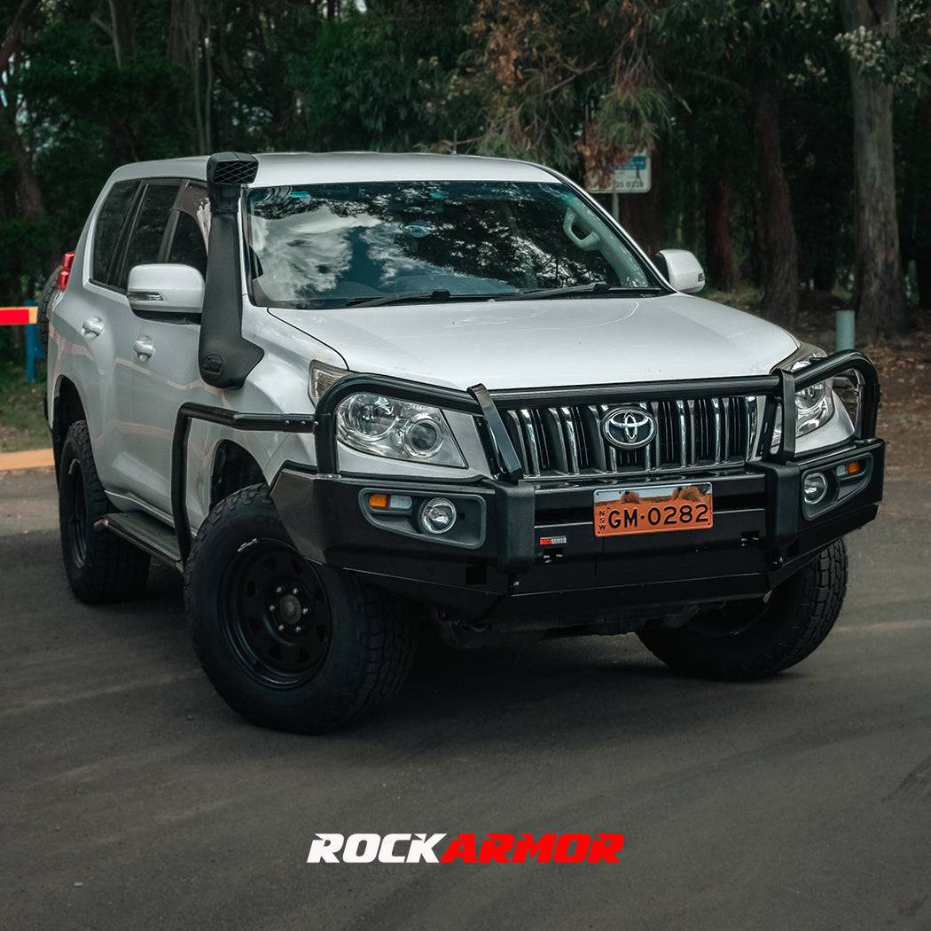 Rockarmor Premium Steel Bullbar - Toyota PradoÂ Fj150 2009-2013 (Bumper Cut)