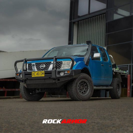 Rockarmor Premium Steel Bullbar - Nissan Navara D40 2005-2015 Spanish/Thai & Pathfinder R51 (Will Not Fit Stx550)(Bar Cu